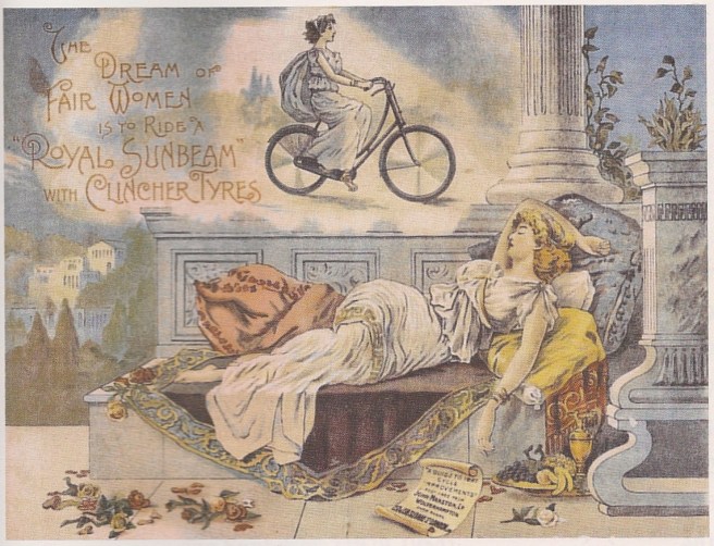 woman dreams of bicycle