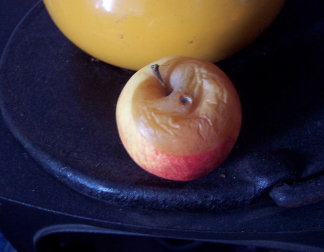 rotting apple