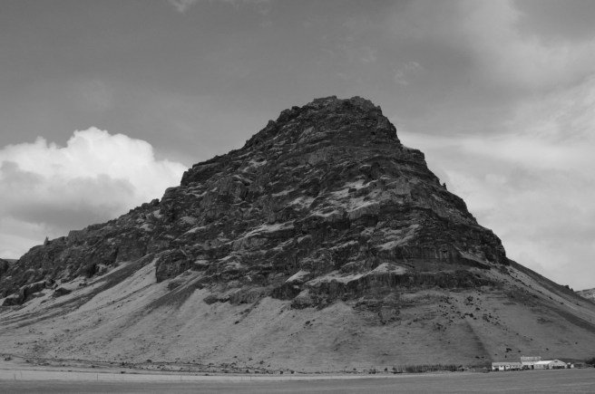an Icelandic crag